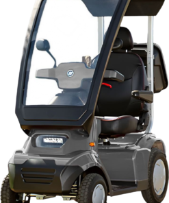 Alternative view of Afikim Afiscooter S4 4-Wheel Electric Mobility Scooter Grey New
