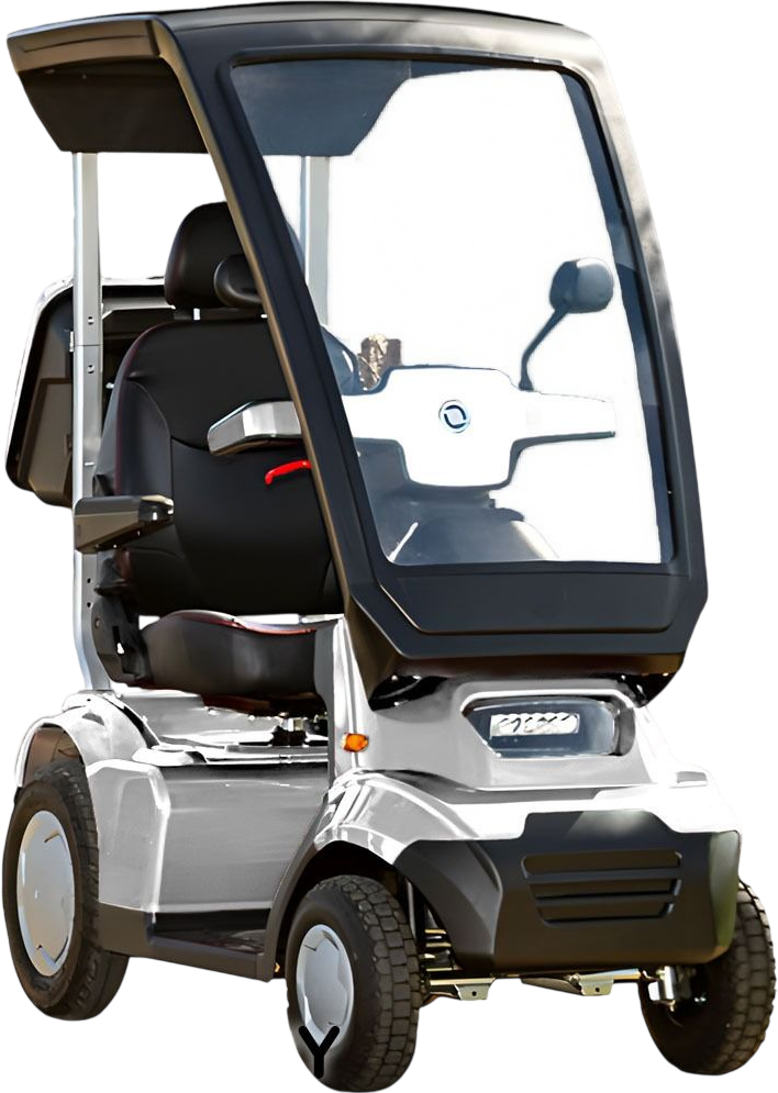 Afikim Afiscooter S4 4-Wheel Electric Mobility Scooter Silver New - Image 2