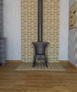 Alternative view of US Stove SR57E Rancher Cast Iron Coal Stove 1,000 sq. ft. 60,000 BTU New