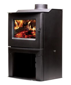 Alternative view of Breckwell SW1.2 Wood Stove with Blower 1,200 Sq. Ft 68,000 BTUs New