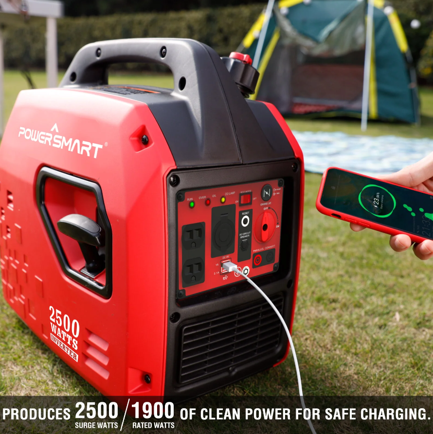 Powersmart PS5025 Inverter Generator 1900/2500W Gas 4 Stroke New - Image 5