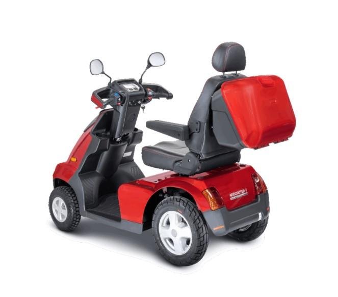 Afikim Afiscooter S4 4-Wheel Electric Mobility Scooter Red New - Image 4