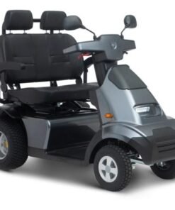 Alternative view of Afikim Afiscooter S4 Duo 4 Wheel Electric Mobility Scooter Dual Seat Red New