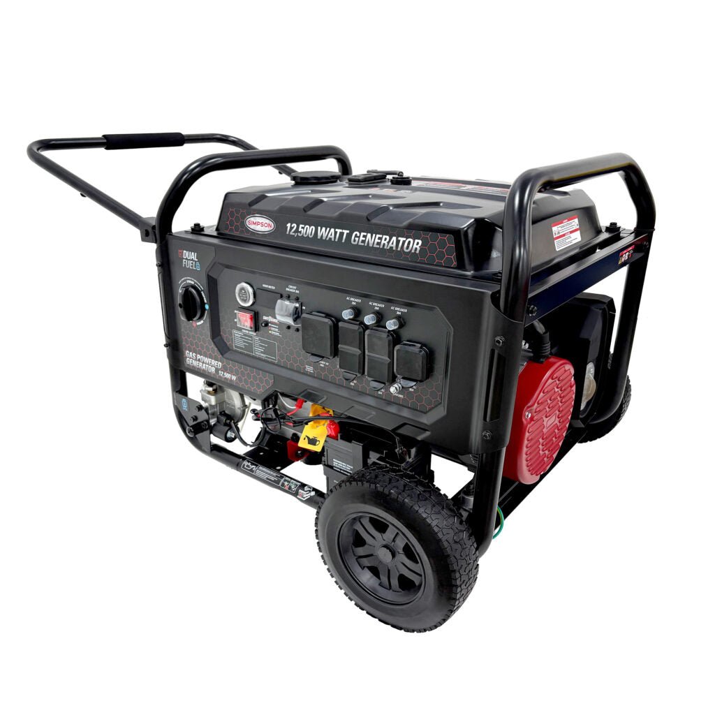 Simpson SF1012 Generator 10,000/12,500W Dual Fuel Gas Propane Electric Start CO Sensor New - Image 10