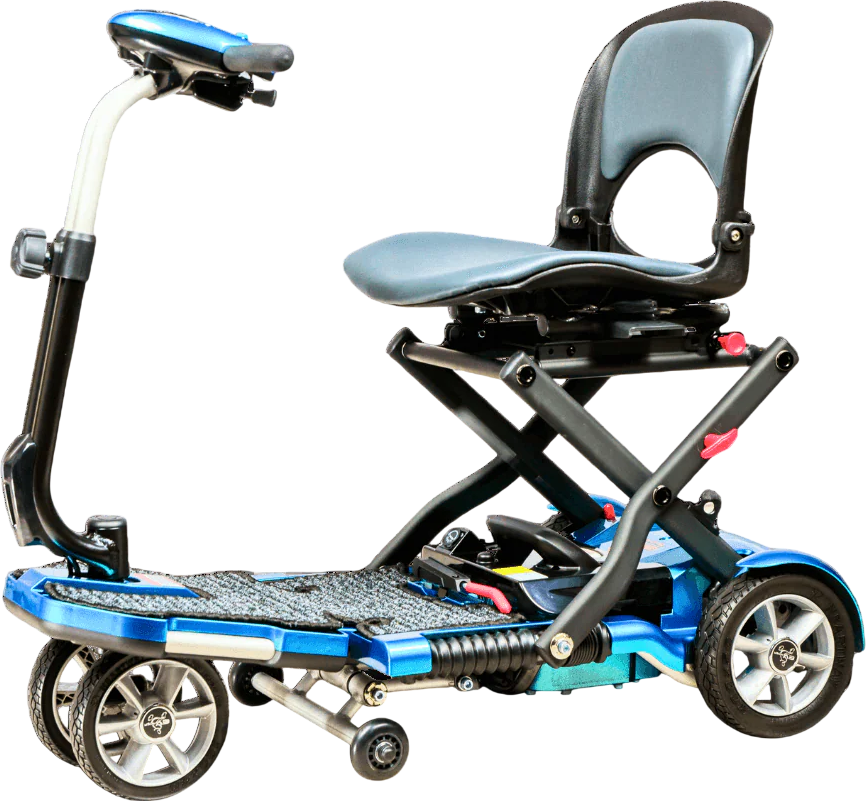 EV Rider Transport Plus Folding Mobility Scooter 250 lbs. Capacity 12V SLA 4 MPH 8 Miles New - Image 4