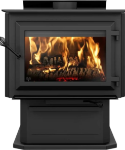 Ventis HES350 Wood Stove on Pedestal 3.5 Cubic Foot 110,000 BTU 2,700 Sq. Ft New