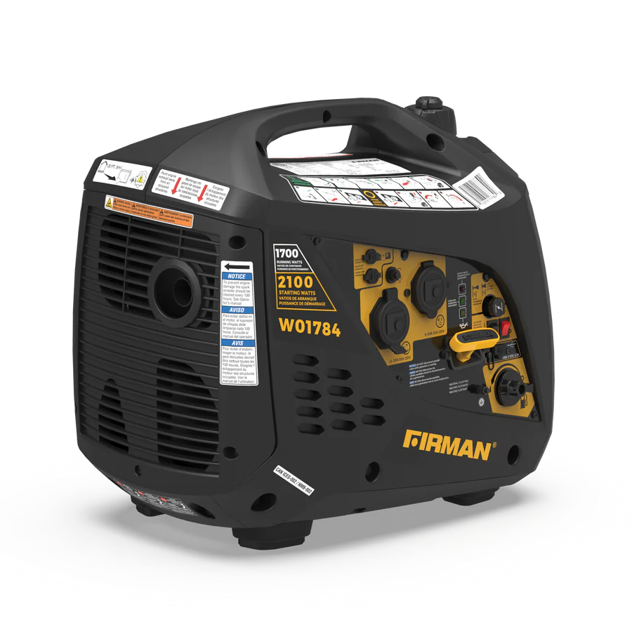 Firman W01784F Gas Inverter Generator 1700W/2100W 30 Amp Low THD Manufacturer RFB - Image 7