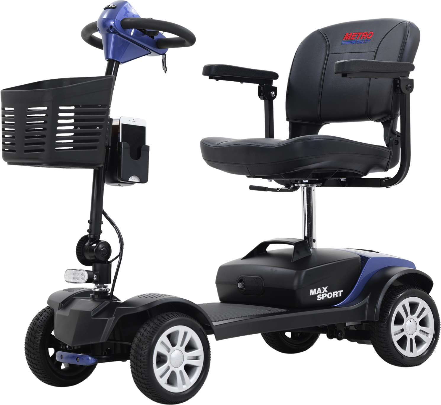 Metro Mobility Max Sport 4 Wheel Mobility Scooter Electric 24V 12Ah 300W 4.97 MPH 10 Mile Range New - Image 3