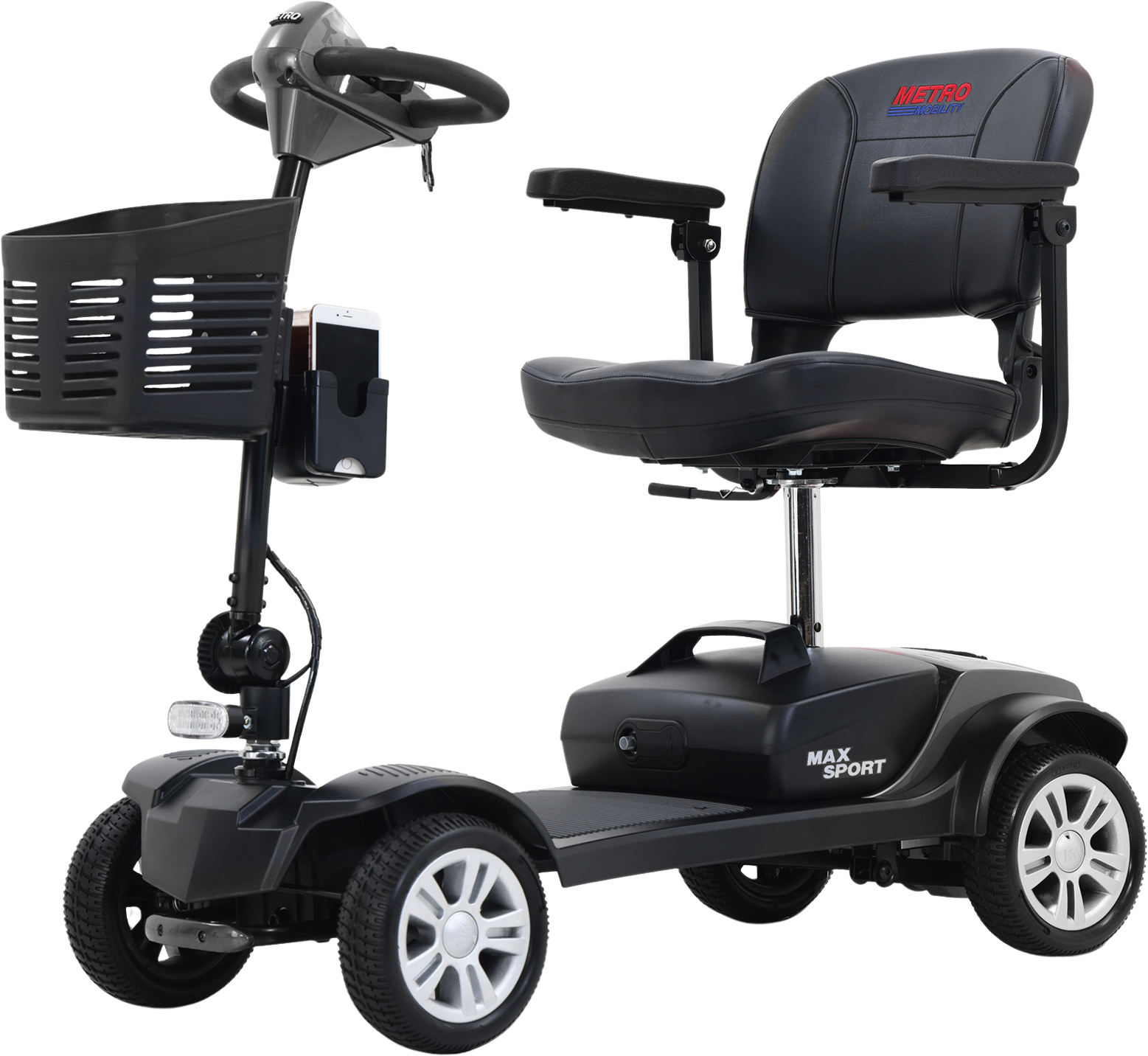 Metro Mobility Max Sport 4 Wheel Mobility Scooter Electric 24V 12Ah 300W 4.97 MPH 10 Mile Range New - Image 2