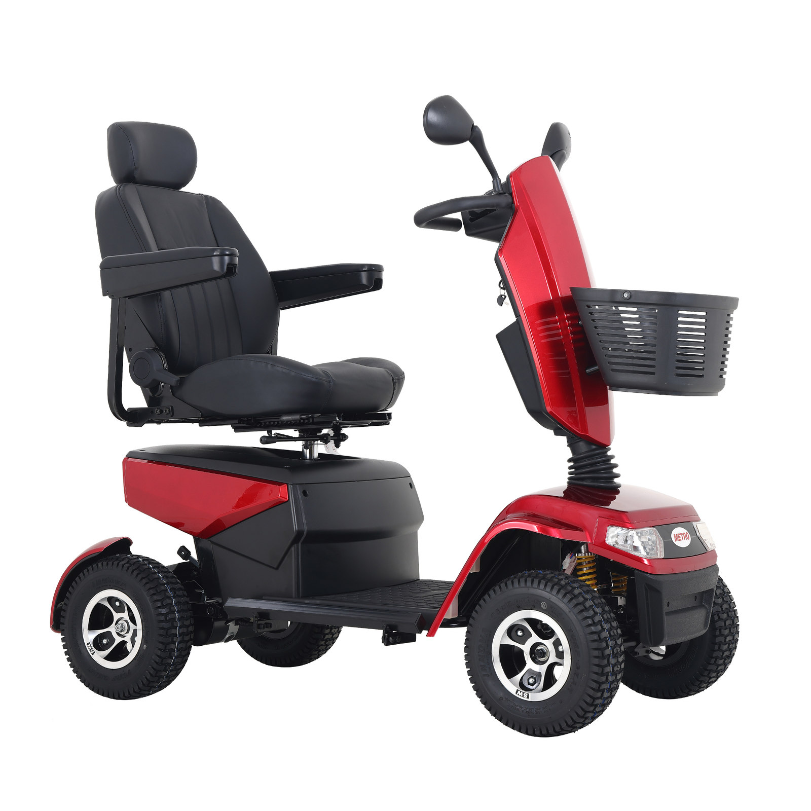 Metro Mobility S800 Heavy Duty 4 Wheel Mobility Scooter Electric 24V 75Ah 800W 9.32 MPH 25 Mile Range New - Image 3