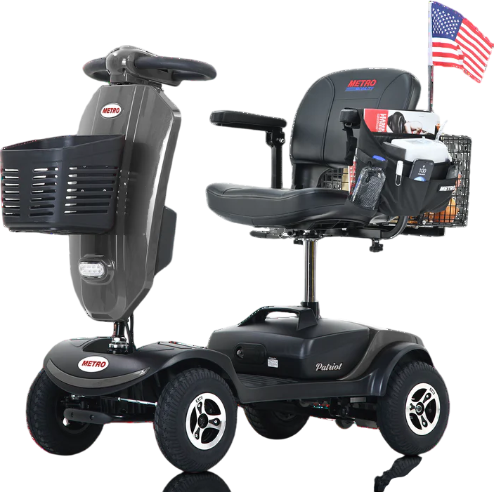 Metro Mobility Patriot 4 Wheel Mobility Scooter Electric 24V 12Ah 300W 4.97 MPH 10 Mile Range New - Image 3
