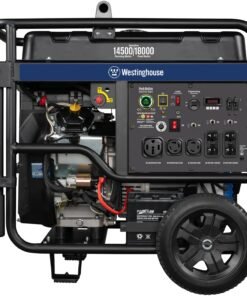 Alternative view of Westinghouse WGen14500c 14500W/18000W Generator 50 Amp CO Sensor Gas Remote Start New