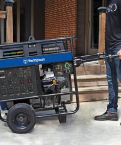 Alternative view of Westinghouse WGen20000TFc 20000W/28000W Generator Tri-Fuel 50A Gasoline Liquid Propane Natural Gas CO Sensor Remote Start New