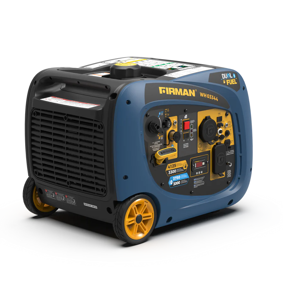 Firman WH03344 Dual Fuel Inverter Generator 3300W/4125W 30 Amp Electric Start New - Image 4