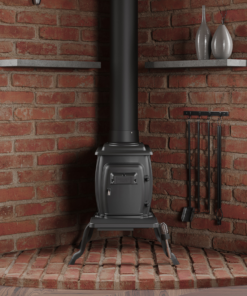Alternative view of US Stove US1269E Cast Iron Log Wood Stove 900 sq. ft. 54,000 BTU New