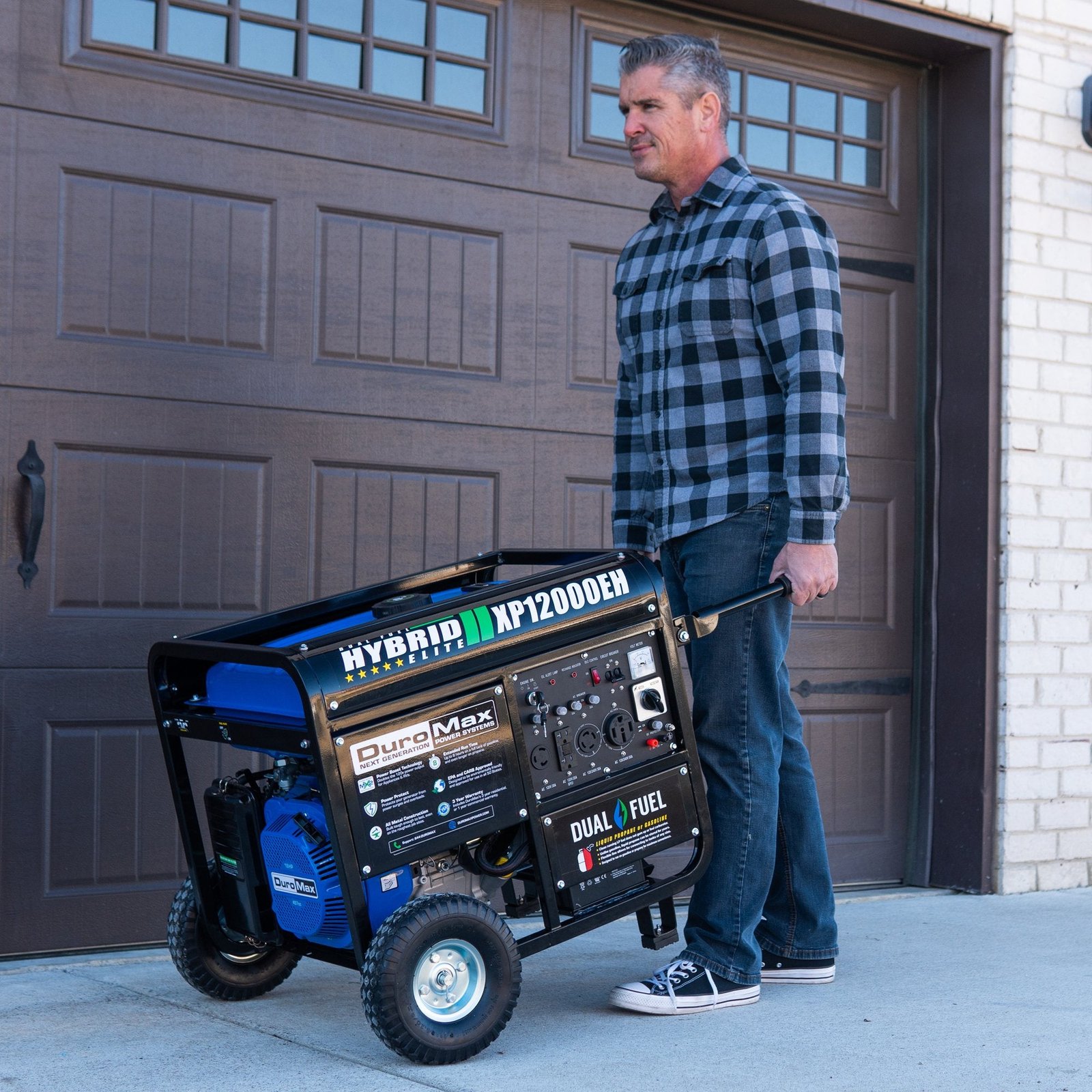 DuroMax XP12000EH 9500W/12000W Dual Fuel Electric Start Generator New - Image 14