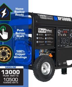 Alternative view of DuroMax XP13000E 10500W/13000W Gas Electric Start Generator New
