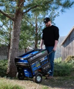 Alternative view of DuroMax XP15000HXT+ 12000W/15000W Generator Tri-Fuel 50A Gasoline Propane Natural Gas CO Alert Remote Start CARB New