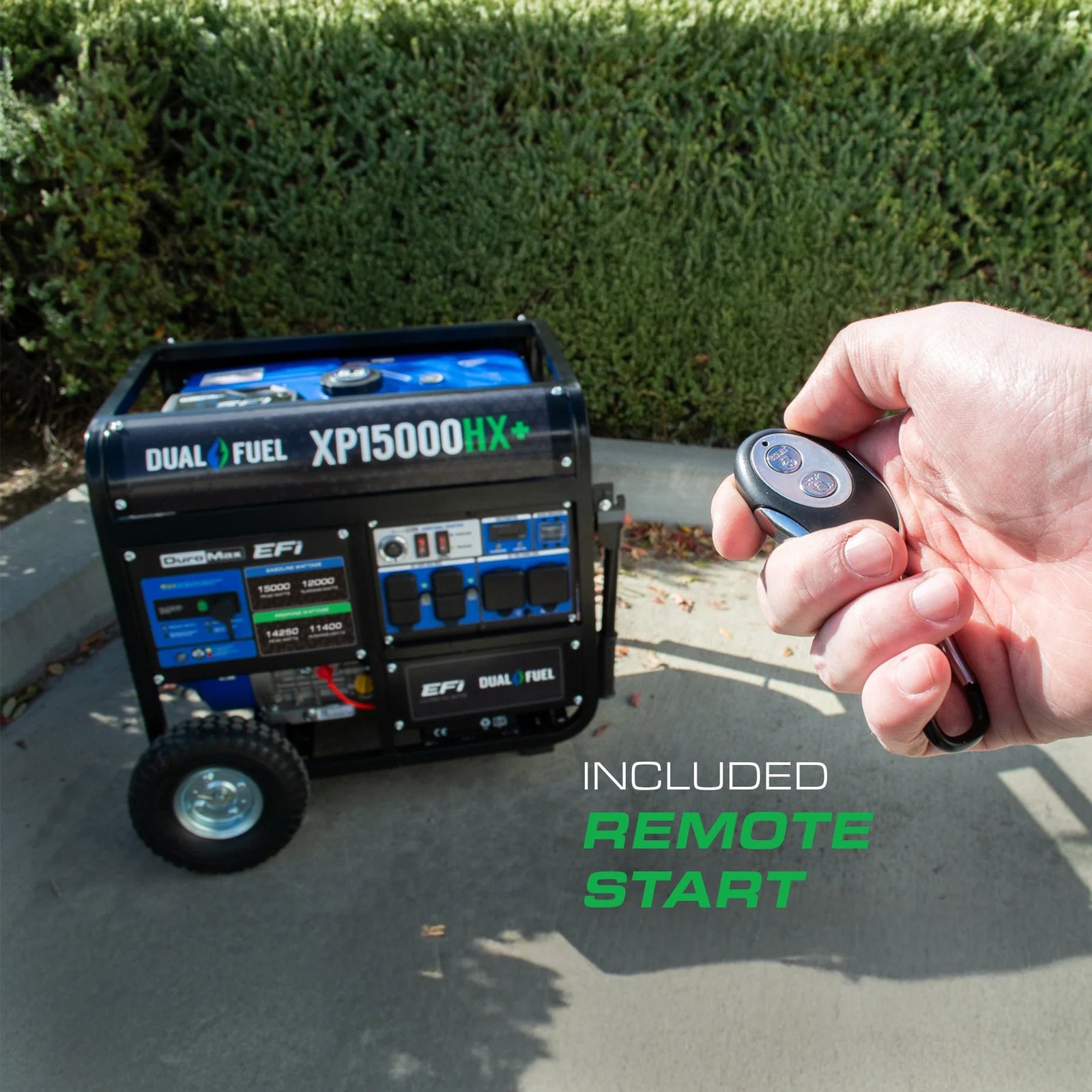 Duromax XP15000HX+ 12,000/15,000W Generator EFI Dual Fuel Gas Propane 50A Remote Start CO Alert New - Image 8