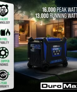 Alternative view of DuroMax XP16000iHT 13000W/16000W Tri Fuel Generator Gasoline Propane Natural Gas Electric Start Inverter CO Alert New
