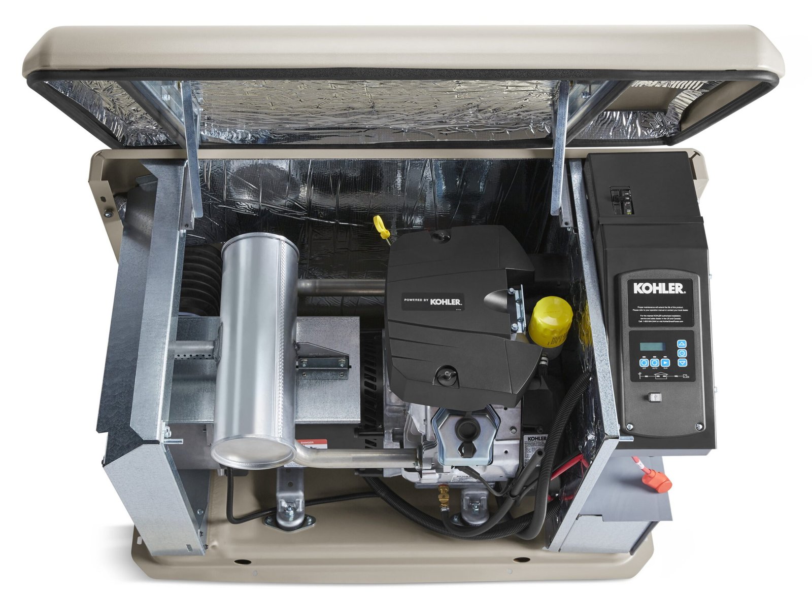 Kohler 20RCAL-200SELS 20KW Standby Generator Air Cooled with 200 Amp Automatic Transfer Switch and App Connect New - Image 5