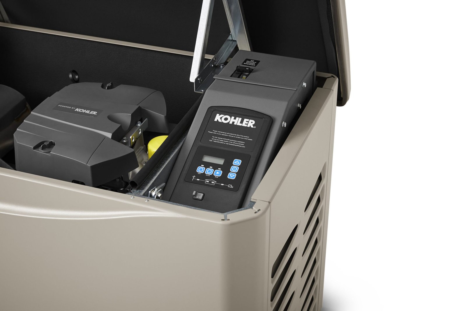Kohler 20RCAL-200SELS 20KW Standby Generator Air Cooled with 200 Amp Automatic Transfer Switch and App Connect New - Image 4