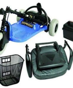 Alternative view of Shoprider ECHO 3-Wheel Mobility Scooter Blue New