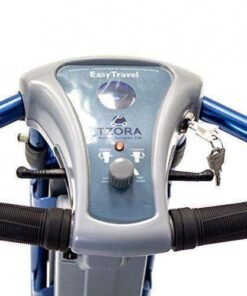 Alternative view of Tzora Lexis Light Classic Portable Lightweight Folding Mobility Scooter Blue New