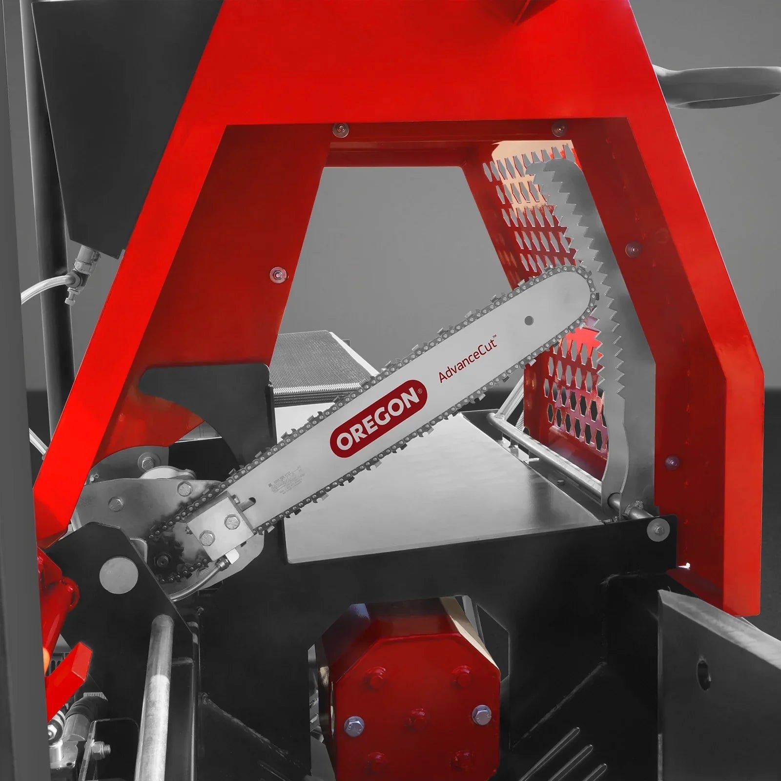 MechMaxx HLS20 Log Splitter Honda GX390 Firewood Processor w/ Conveyor 20 Ton 24" x 15" Log Capacity 18" Chainsaw New - Image 4