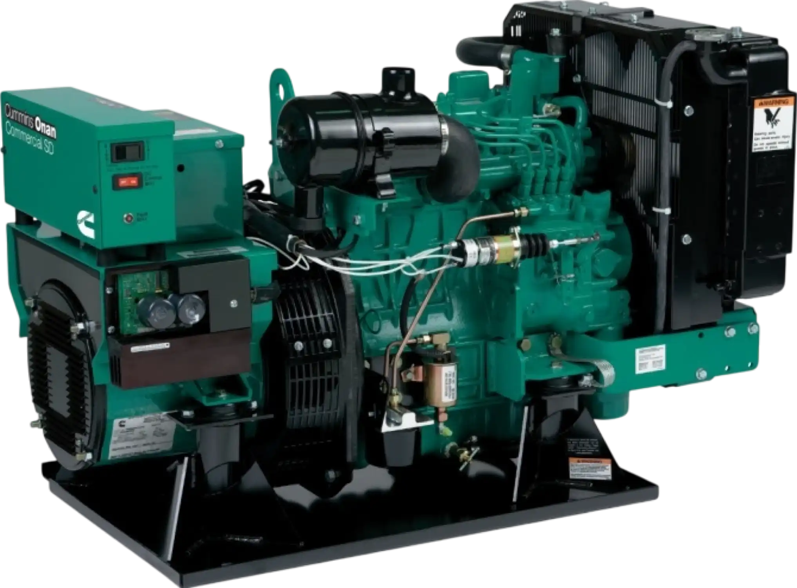 Cummins Onan SD 7500 7.5kW Generator 7.5HDKAL-5 Commercial Mobile Diesel Single Phase 100V/200V New