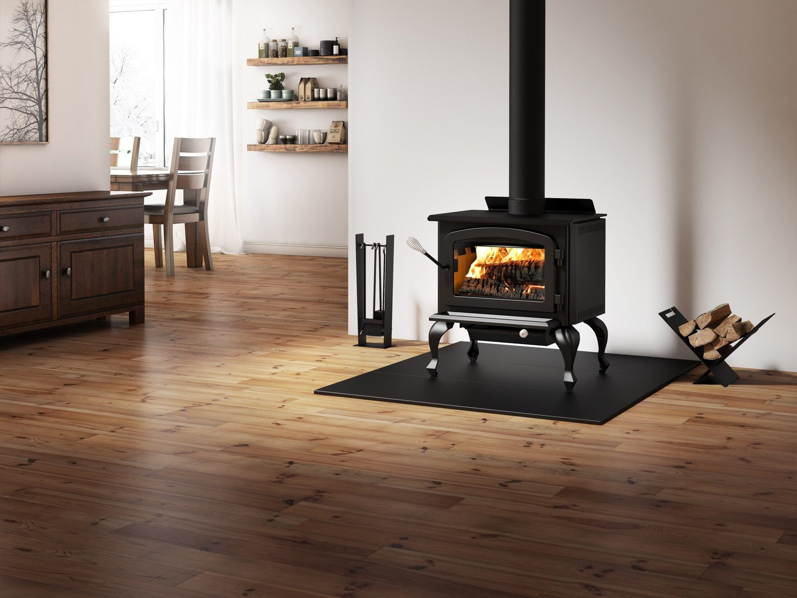 Drolet Columbia II EPA Certified 1,800 Sq. Ft. Wood Stove New - Image 6