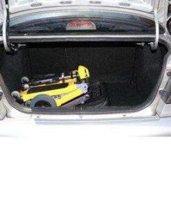 Alternative view of Freerider Luggie Standard Folding Travel Scooter Yellow Open Box