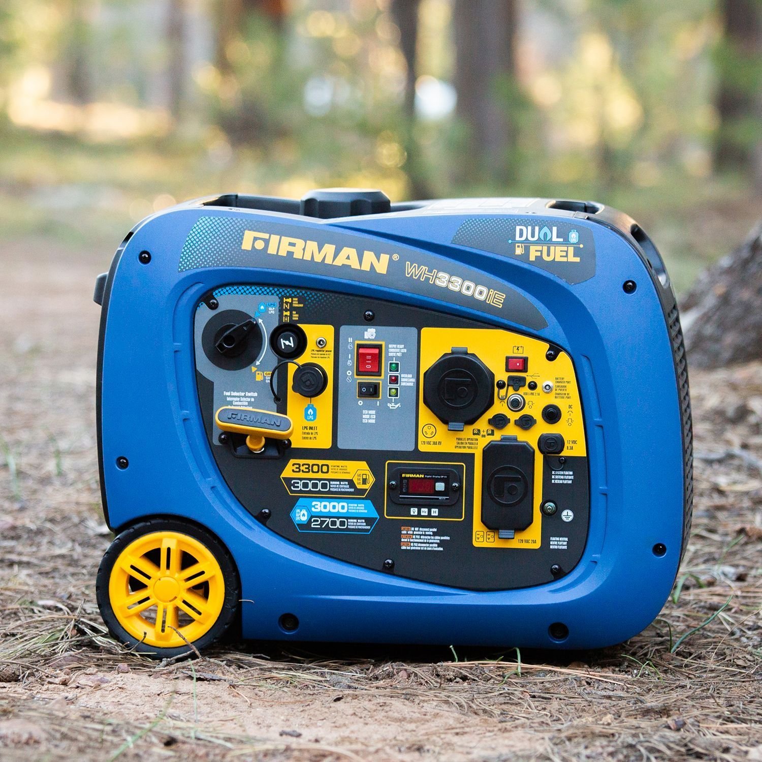 Firman WH03042 3000W/3300W 30 Amp Electric Start Parallel Ready Dual Fuel Inverter Generator New - Image 3