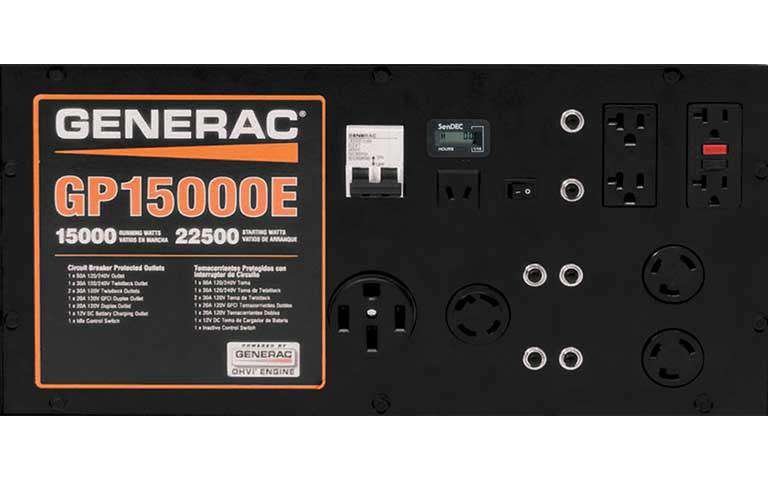 Generac GP15000E 15000W/22500W Gas Generator Electric Start New - Image 4