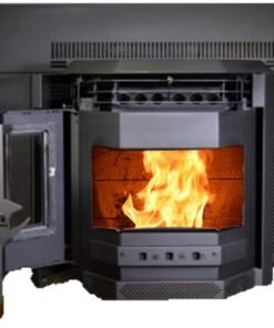 Alternative view of ComfortBilt HP22I 2,800 sq. ft. Pellet Stove Fireplace Insert 47 lb Hopper Capacity Black New
