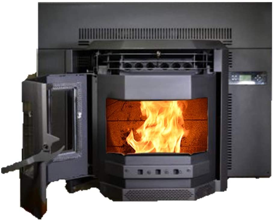 ComfortBilt HP22I 2,800 sq. ft. Pellet Stove Fireplace Insert 47 lb Hopper Capacity Black New - Image 2