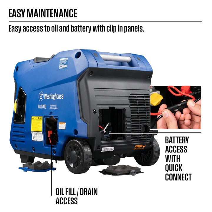 Westinghouse iGen5000 3900W/5000W Generator Gas 30 Amp Inverter Remote Start New - Image 6