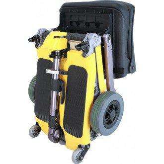 Freerider Luggie Standard Folding Travel Scooter Yellow Open Box - Image 6
