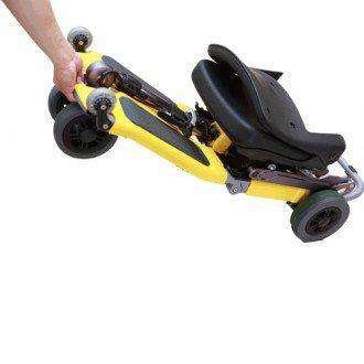 Freerider Luggie Standard Folding Travel Scooter Yellow Open Box - Image 7