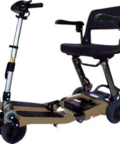 Freerider Luggie Standard Folding Travel Scooter Champagne Open Box
