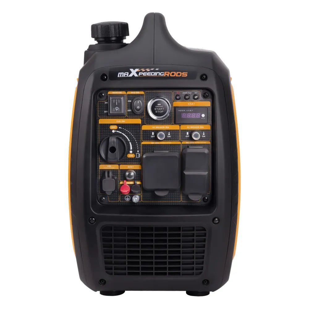 Maxpeedingrods MXR5000IE-US 3800W/5000W Inverter Generator Gas Low THD Remote Start CO Alert New - Image 2