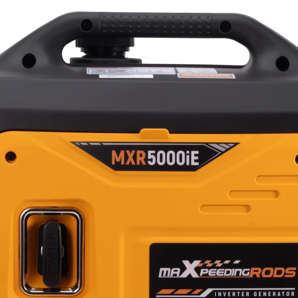 Maxpeedingrods MXR5000IE-US 3800W/5000W Inverter Generator Gas Low THD Remote Start CO Alert New - Image 3