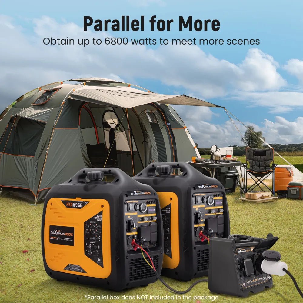 Maxpeedingrods MXR5000IE-US 3800W/5000W Inverter Generator Gas Low THD Remote Start CO Alert New - Image 9