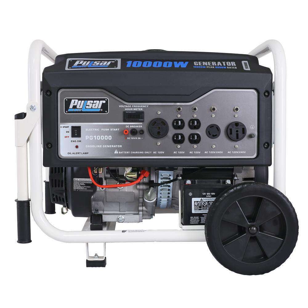 Pulsar PG10000 10000W/8000W Gas Electric Start Portable Generator New - Image 3