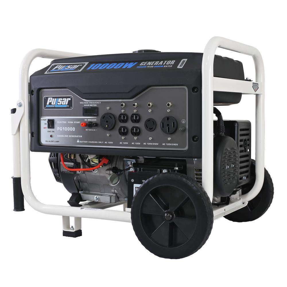 Pulsar PG10000 10000W/8000W Gas Electric Start Portable Generator New - Image 2