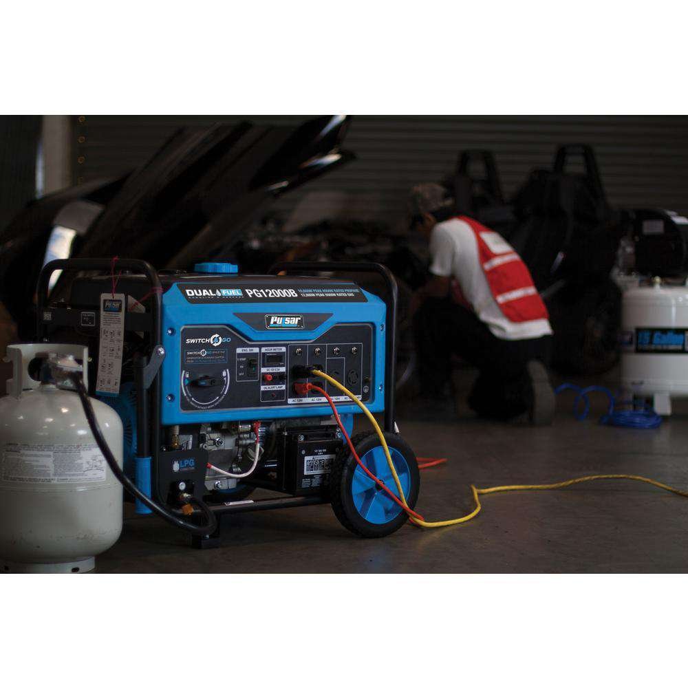 Pulsar Products PG12000B 12000W/9500W Dual Fuel Electric Start Portable Generator New - Image 8