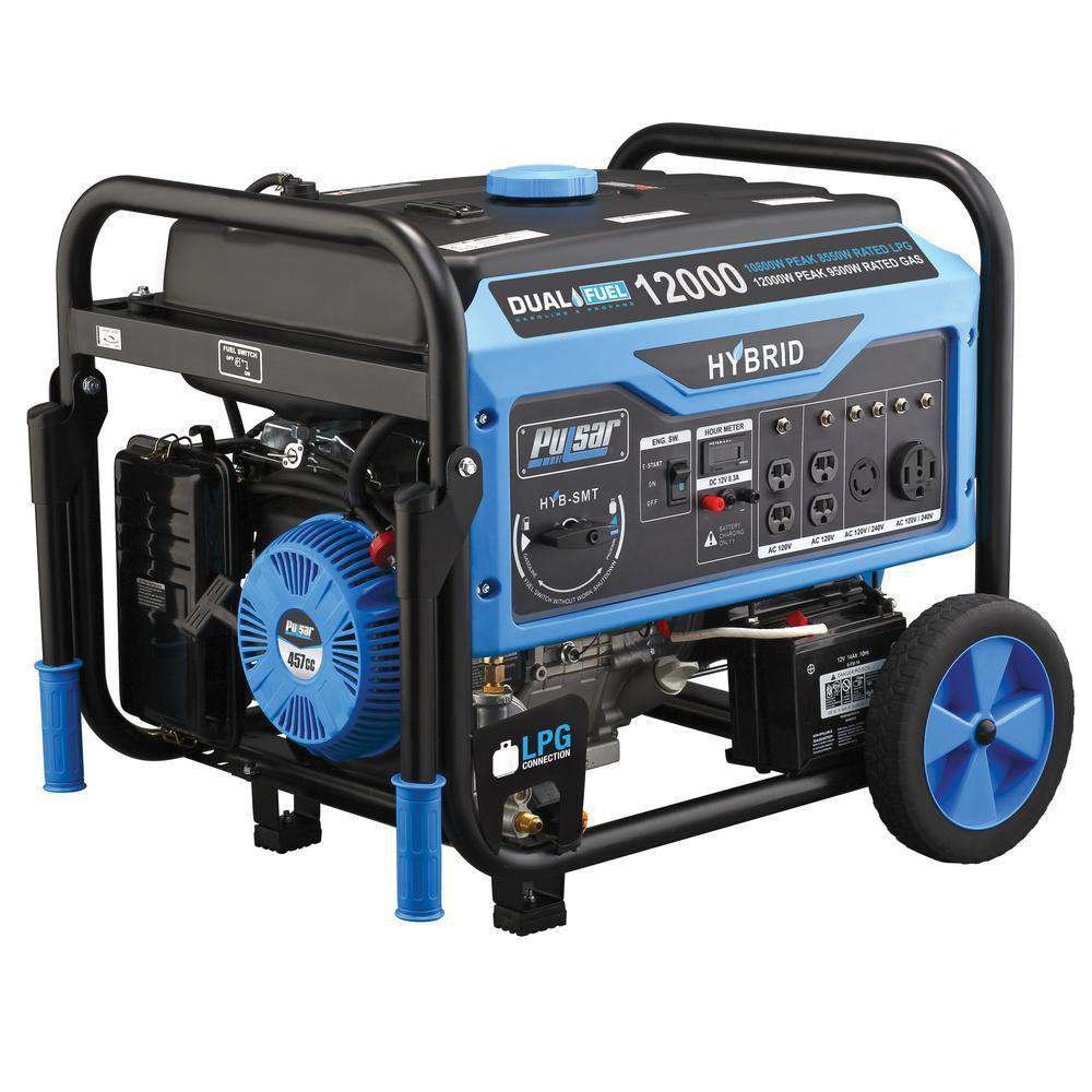 Pulsar Products PG12000B 12000W/9500W Dual Fuel Electric Start Portable Generator New - Image 3