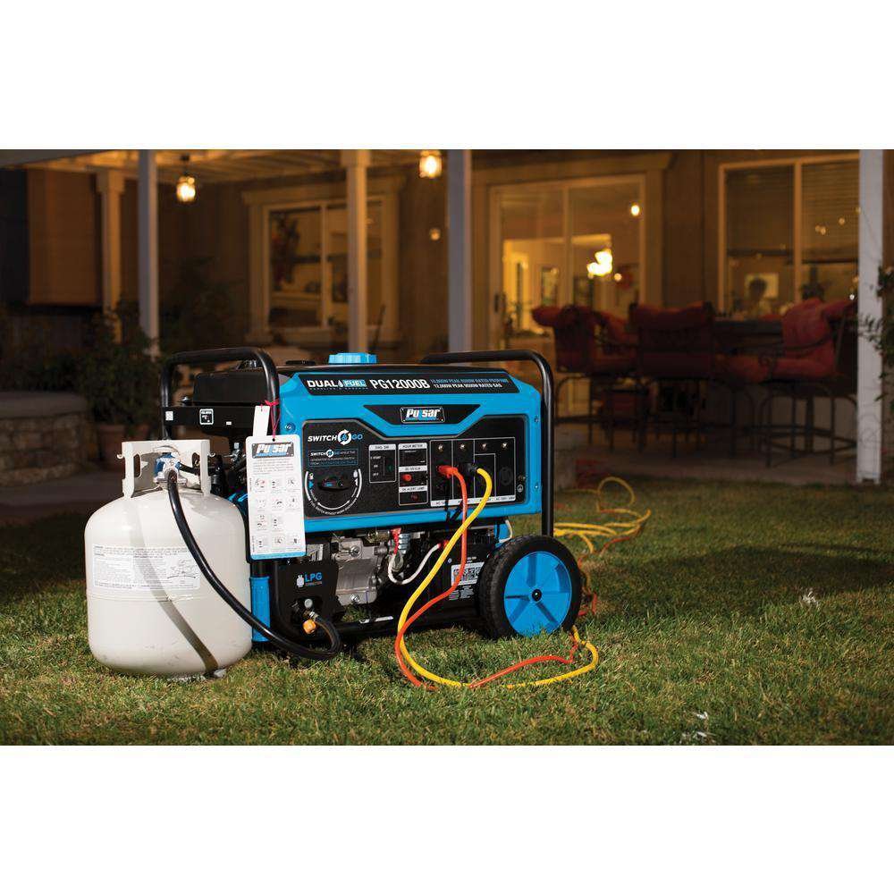 Pulsar Products PG12000B 12000W/9500W Dual Fuel Electric Start Portable Generator New - Image 9
