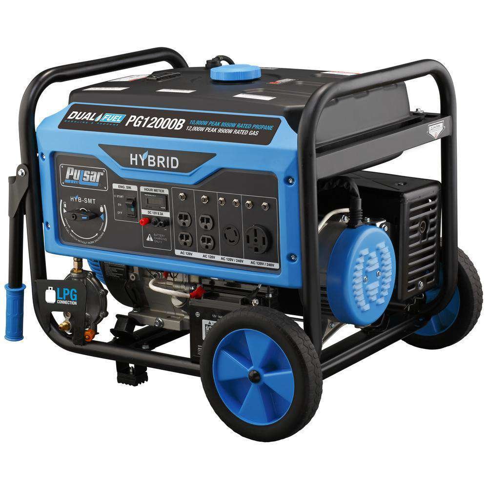 Pulsar Products PG12000B 12000W/9500W Dual Fuel Electric Start Portable Generator New - Image 4