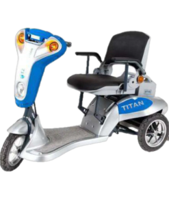Tzora Titan 3 Wheel Heavy Duty Folding Mobility Scooter Blue New